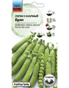 Семена овощей Горох Буян сахарный 37873 1уп Агросидстрейд
