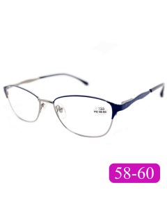 Корригирующие очки для чтения RALH 0715 4 50 без футляра цвет синий РЦ 58 60 Ralph
