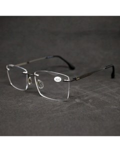 Безободковые очки для зрения 1087 1 25 без футляра серые РЦ 62 64 Fabia monti