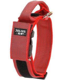 Ошейник для собак повседневный Color Gray шея 47 67 см полиэстер красный Julius-k9