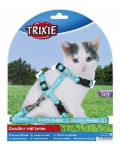 Шлейка для котят с рисунком нейлон цвет в ассортименте Trixie