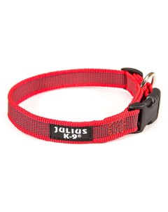 Ошейник для собак повседневный Color Gray обхват шеи 52 см красно серый Julius-k9