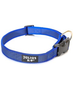Ошейник для собак повседневный Color Gray обхват шеи 52 см сине серый Julius-k9