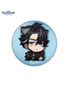 Значок Chibi Expressions Character Can Badge Wriothesley GEN988 Genshin impact