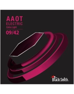 Струны для электрогитары AAOT Electric Extra Light 09 42 Blacksmith