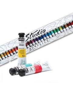 Акриловые краски Studio Acrylics 833441 40 цветов Pebeo