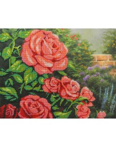 Набор для вышивания МП Студия Красные розы БГ 231 28х35 см М.п. студия