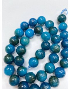 Бусины из апатита beads58 шарик 10 мм длина нити 36 см 38 бусин Nobrand