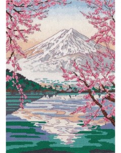 Набор для вышивания Фудзияма и озеро Кавагути Овен