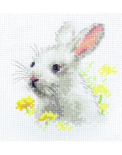 Набор для вышивания Белый крольчонок Alisa
