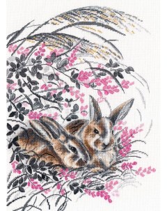 Набор для вышивания Кролики Овен