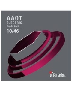 Струны для электрогитары AAOT Electric Regular Light 10 46 Steel Blacksmith