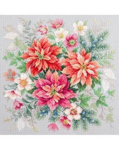 Набор для вышивания Магия цветов Пуансеттия Чудесная игла
