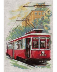 Набор для вышивания Старый трамвай Риолис