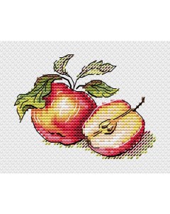 Набор для вышивания МП Студия Сочные яблочки 10 14см М.п. студия