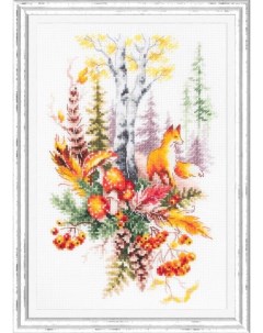 Набор для вышивания Дух осеннего леса Чудесная игла