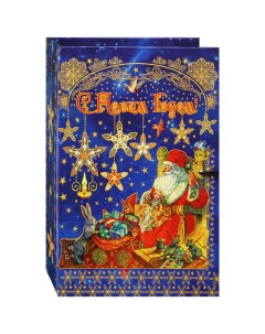 Подарочная коробка Мастерская Деда Мороза 18х12х5 см Magic pack