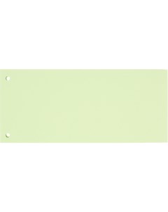 Разделитель листов разделительные полоски зеленые 100 шт уп Комус