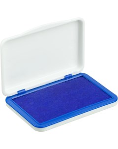 Подушка штемпельная настольная синяя 70х103 мм пластик Attache