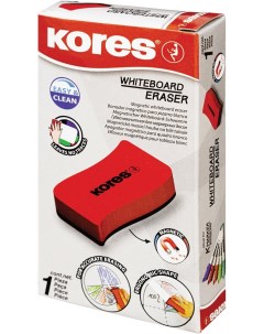 Губка стиратель для маркерных досок магнитная magnetic whiteboard eraser Kores