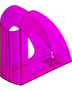 Лоток вертикальный 90мм bright colours прозрачный фиолетовый Attache
