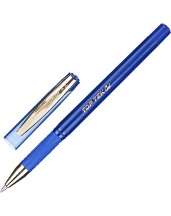 Ручка гелевая неавтомат unomax unimax toptekgelgolddc 0 5мм син манж Unomax (unimax)