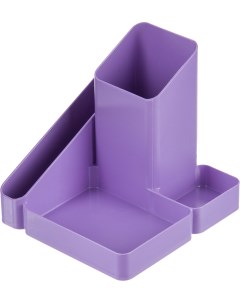 Подставка органайзер д канцеляр мелочей акварель 4отделения фиолет Attache