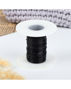 Шнур для плетения натуральная кожа d 1 мм 10 0 5 м цвет черный Nobrand