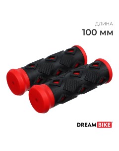Грипсы 100 мм цвет красный Dream bike