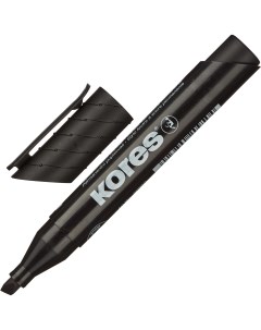 Маркер перманентный черный 3 5 мм скошенный наконечник 20950 Kores