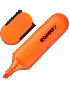 Маркер текстовыделитель bright liner plus скош нак 0 5 5 мм оранж Kores