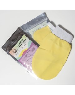 Шелковая варежка для пилинга Crazy Colours в практичной упаковке Silk care