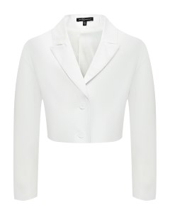 Пиджак однобортный укороченный белый Dan maralex