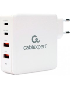 Зарядное устройство сетевое MP3A PC 48 100Вт GaN QC3 0 PD 2 USB 2 Type C белый коробка Cablexpert