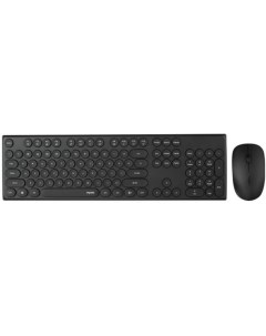 Клавиатура мышь X260S клав черный мышь черный USB беспроводная Rapoo