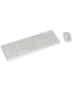 Клавиатура мышь X130PRO клав белый мышь белый 1 5м доп защита от влаги Rapoo