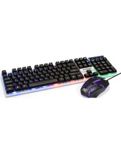 Комплект Professional Standard Combo MK140 с подсветкой клавиатура влагозащищенная 104кл мышь оптиче Exegate