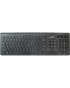 Клавиатура беспроводная мультимедийная SlimStar 7230 12 мультимедийных клавиш тонкие клавиши 2 4ГГц  Genius
