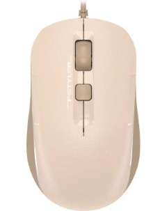 Мышь Fstyler FM26 бежевый коричневый оптическая 1600dpi USB для ноутбука 4but A4tech