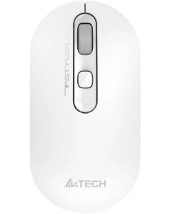 Мышь Fstyler FG20S белый серый оптическая 2000dpi silent беспроводная USB для ноутбука 3but A4tech