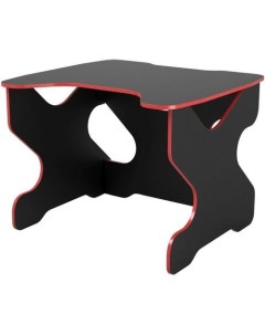 Стол игровой Ивент 1400 ЛДСП черный и красный Витал-пк