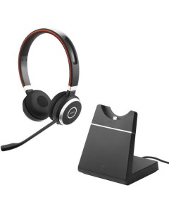 Гарнитура Link380a MS Stereo Stand для контактных центров накладные Bluetooth радио черный Jabra