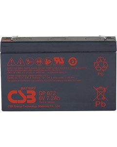Аккумуляторная батарея для ИБП GP672 6В 7 2Ач Csb