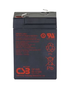 Аккумуляторная батарея для ИБП GP645 6В 4 5Ач Csb
