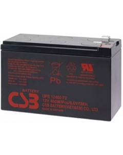 Аккумуляторная батарея для ИБП UPS12460 F2 12В 9Ач Csb