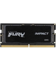 Оперативная память Fury Impact KF548S38IB 32 DDR5 1x 32ГБ 4800МГц для ноутбуков SO DIMM Ret Kingston
