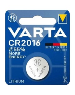 CR2016 Батарейка Electronics BL1 Lithium 1 шт Varta