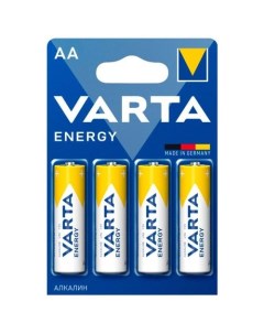 AA Батарейка Energy LR6 BL4 Alkaline 4 шт Varta