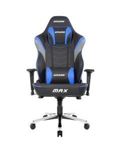 Кресло для геймера MAX черно синее Akracing