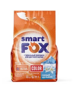 Стиральный порошок Color Горный эдельвейс для цветного белья 3 кг Smart fox